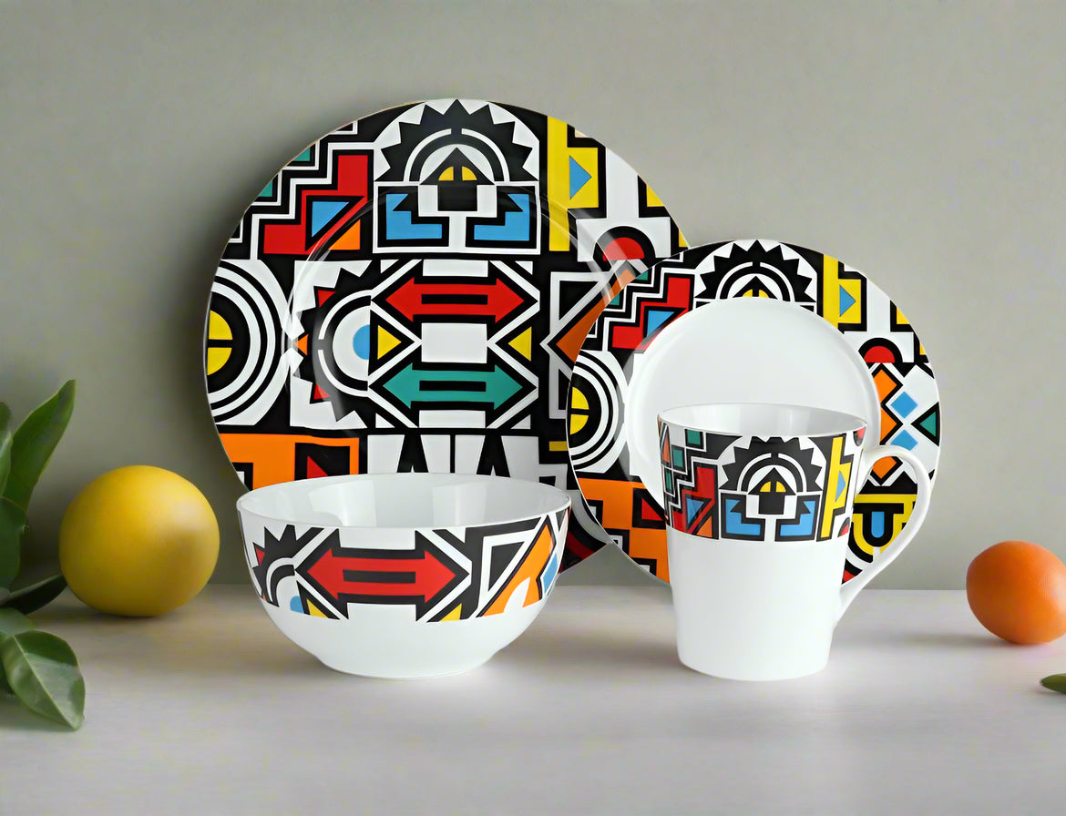 African Tableware Oyelakin Dinners (African Art Dinnerware) – Oyelakin Dinners (African ...