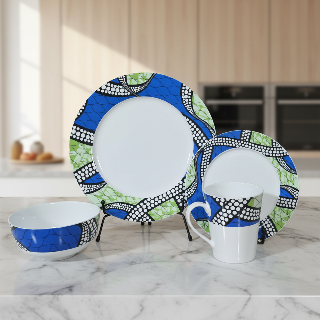 Sapphire Mosaic Porcelain (16Pcs Set)