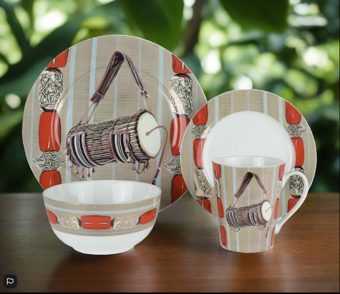 African Tableware Oyelakin Dinners (African Art Dinnerware) – Oyelakin Dinners (African ...
