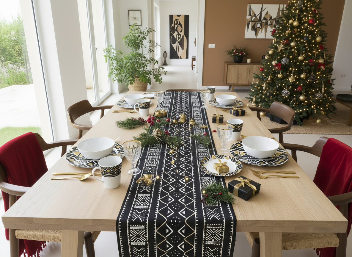 African Tableware 16 pcs African Art Dinnerware – Oyelakin Dinners (African Art Dinnerware)