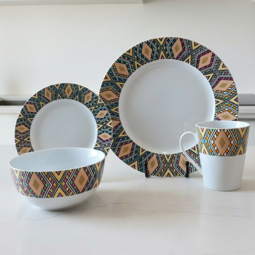 Habesha Tilet Porcelain (16pcs SET)