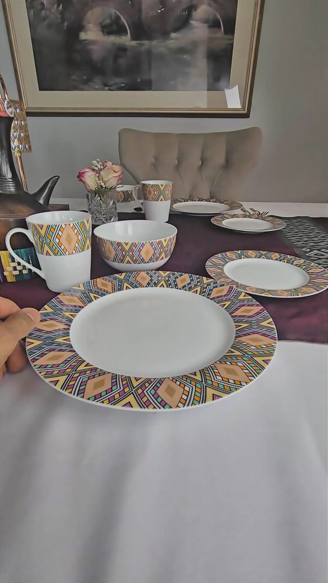Habesha Tilet Porcelain (16pcs SET)